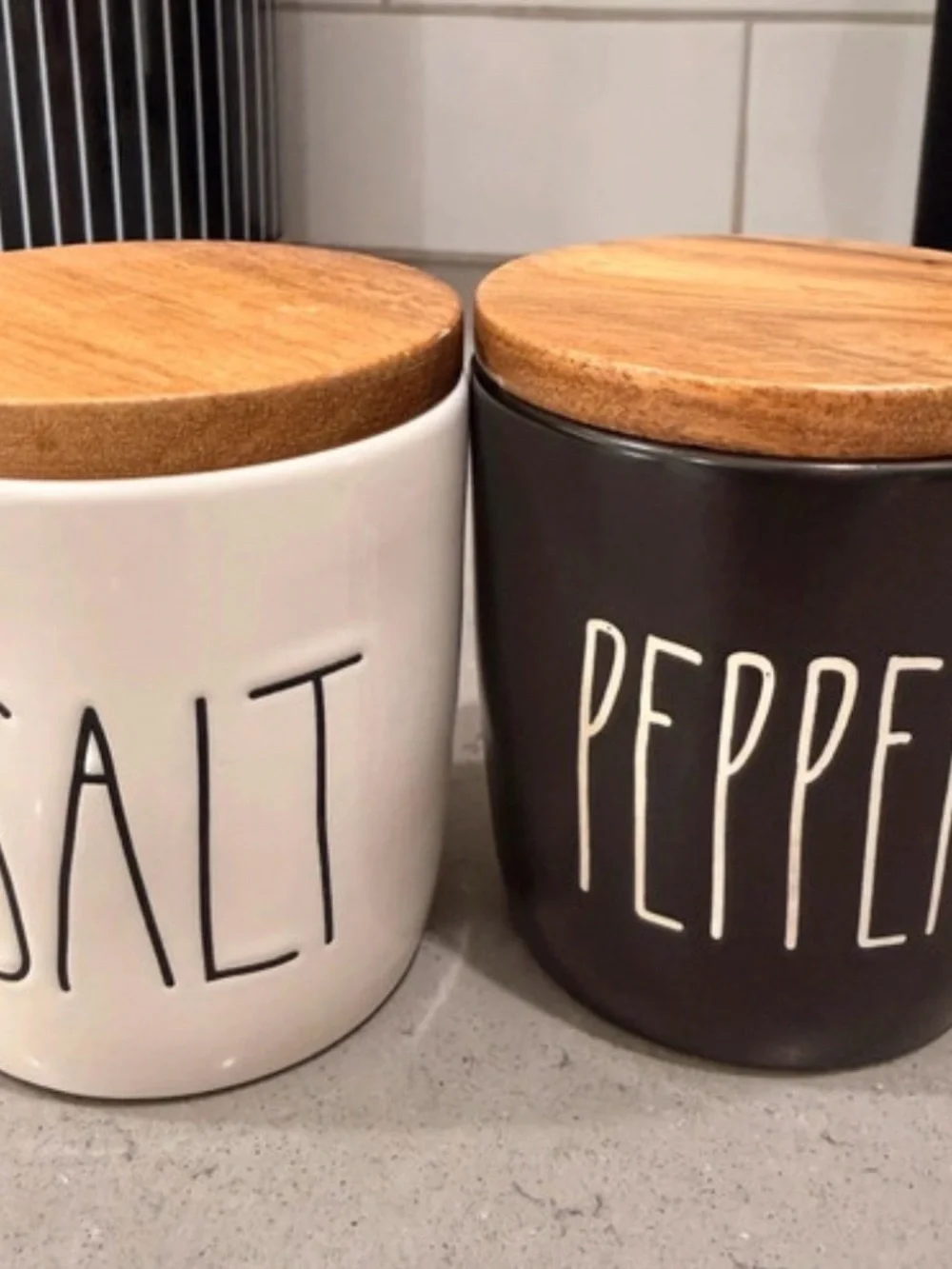 Rae Dunn SALT & PEPPER Set